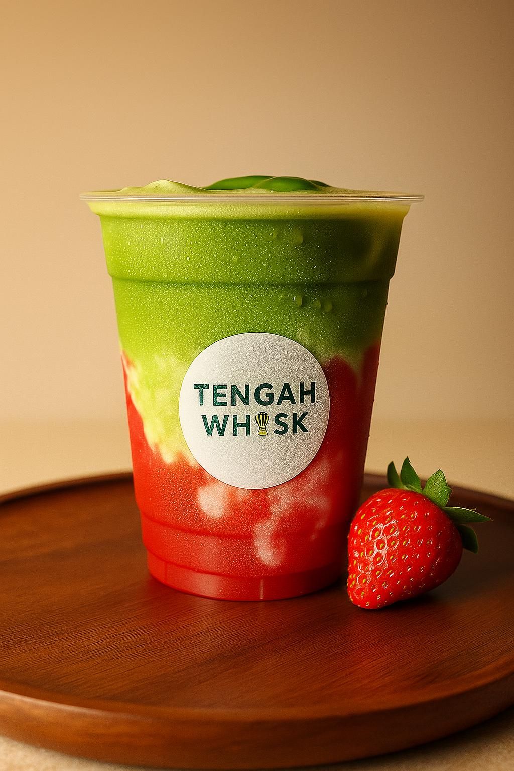 Strawberry Matcha Oatmilk
