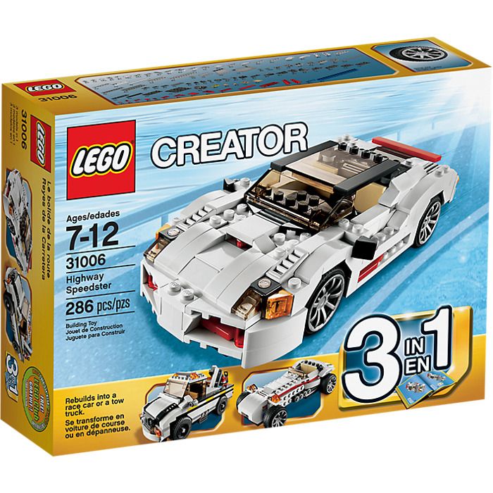 LEGO 3 in 1 Highway Speedster Set 31006