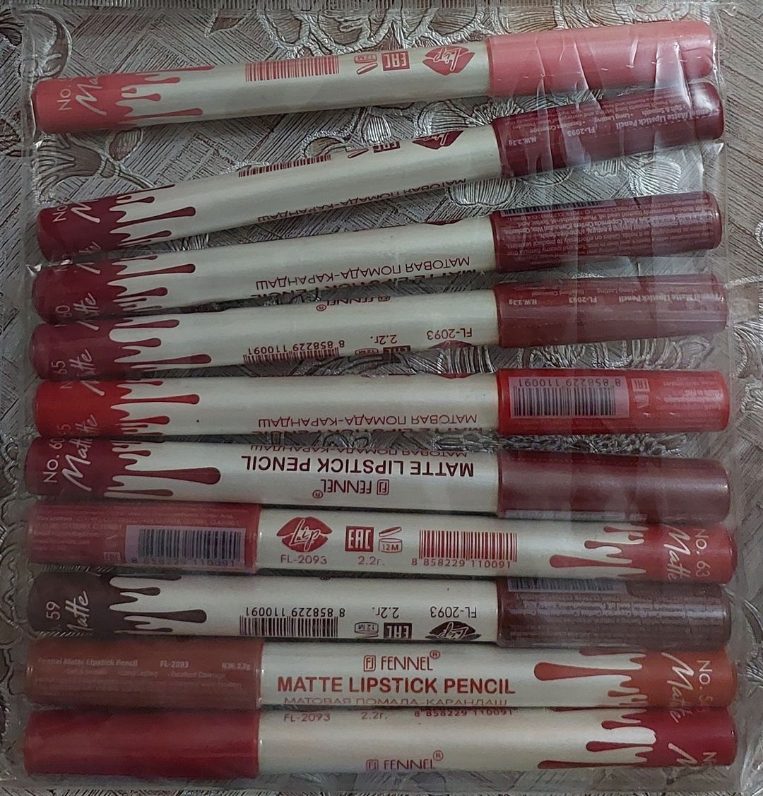 FENNEL - Matte lipstick pencil 3pcs.