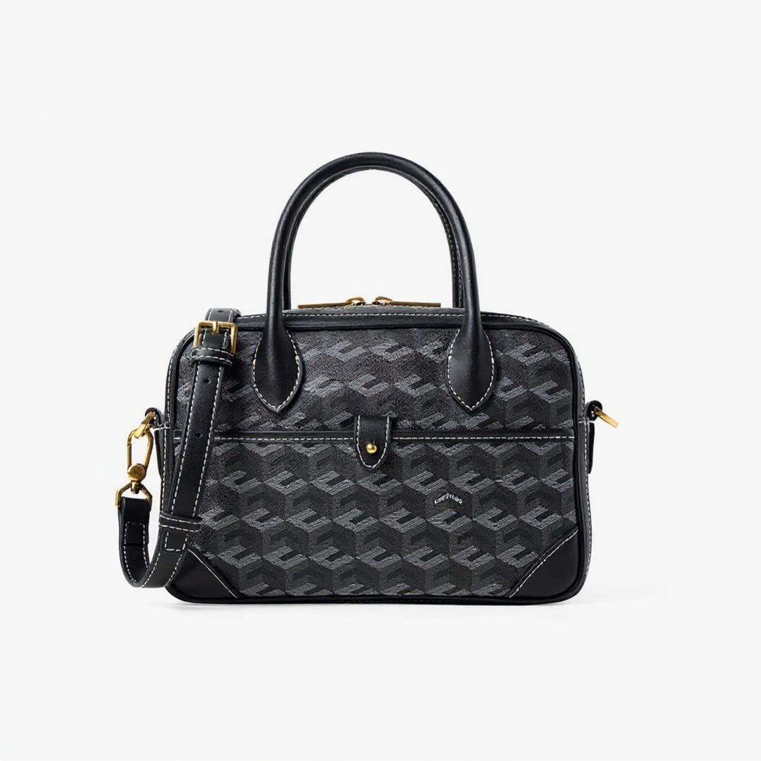Christy Ng- Marcelo Square Tote Bag- Black