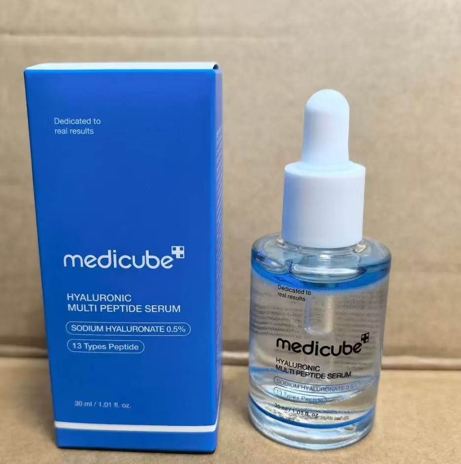 Medicube Hyaluronic Acid Peptide Serum 30ml with PDRN 144-Hour Hydration (Blue)