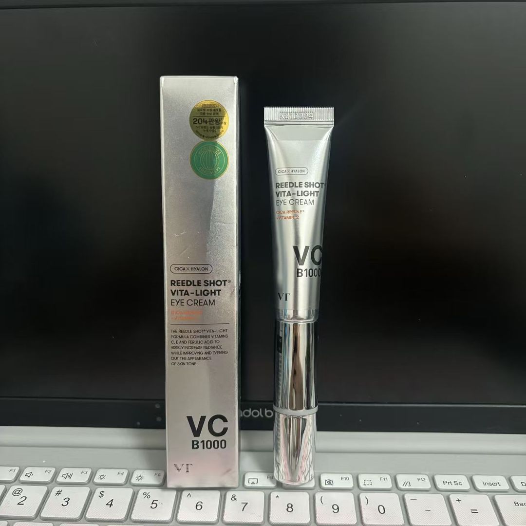 VT Dezone Vibrating Eye Cream with Massage Head, Dark Circle Treatment, Fine Line Improvement, Firming and Elasticity for the Eye Area 15ml