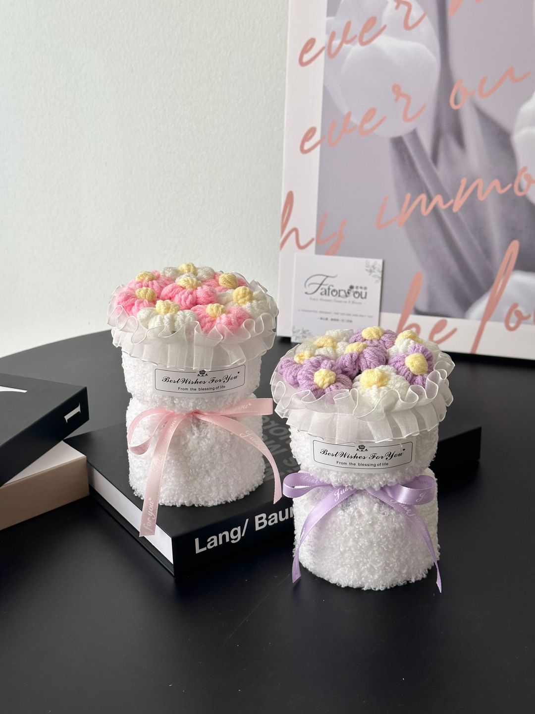 Crochet Flower Mini Size Bouquet 