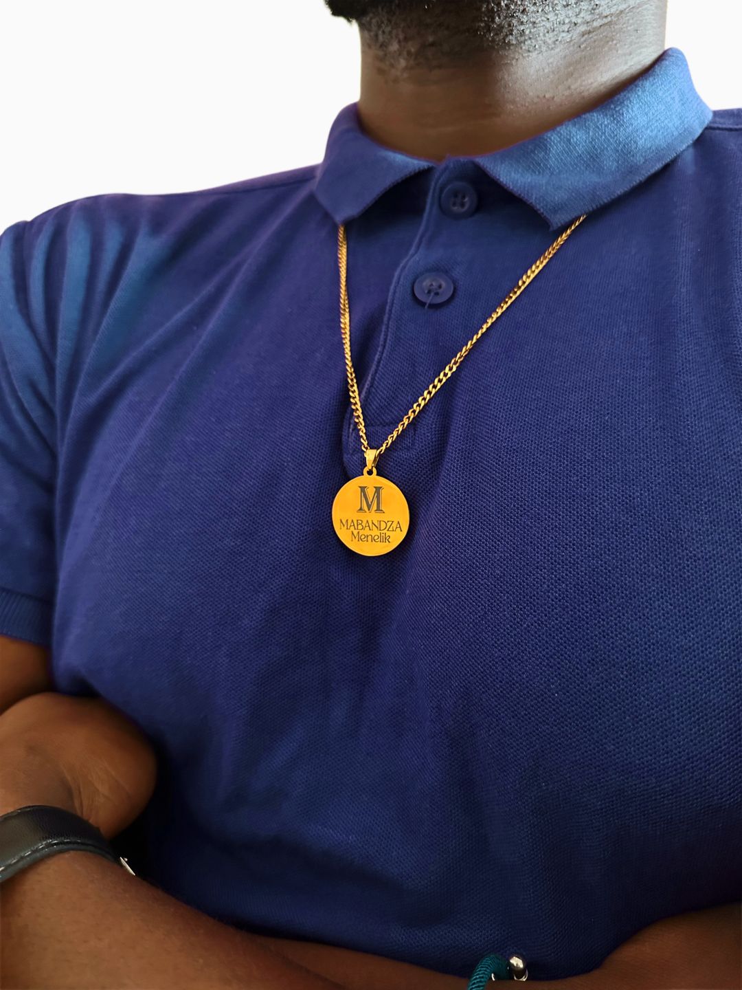 Collier rond Doré Personnalisé
