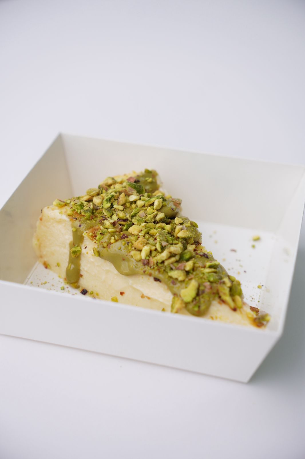 Torta Vasca con pistacho