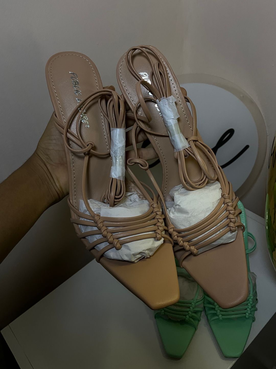 Lace-Up Heels