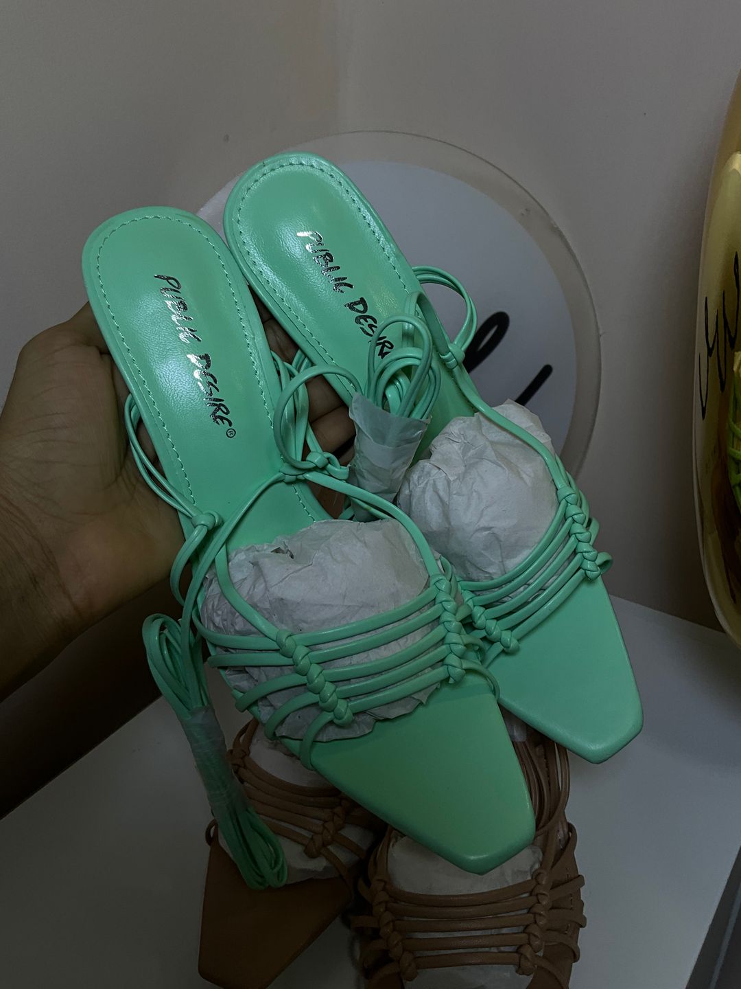 Lace-Up Heels