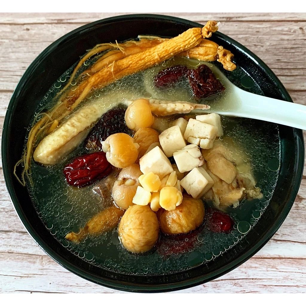 Ginseng Scallops Three Dates Soup 100gr
