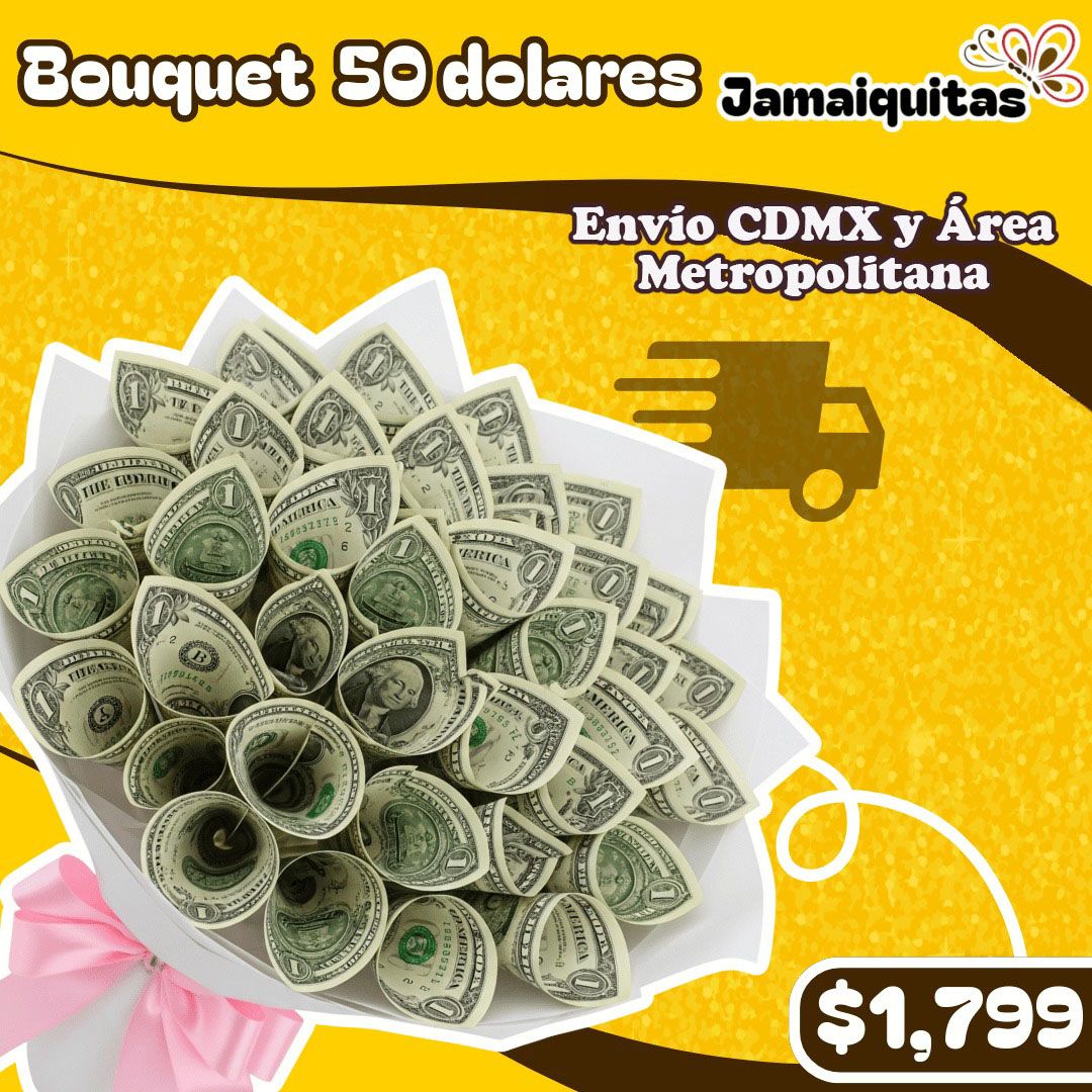 BOUQUET 50 DÓLARES