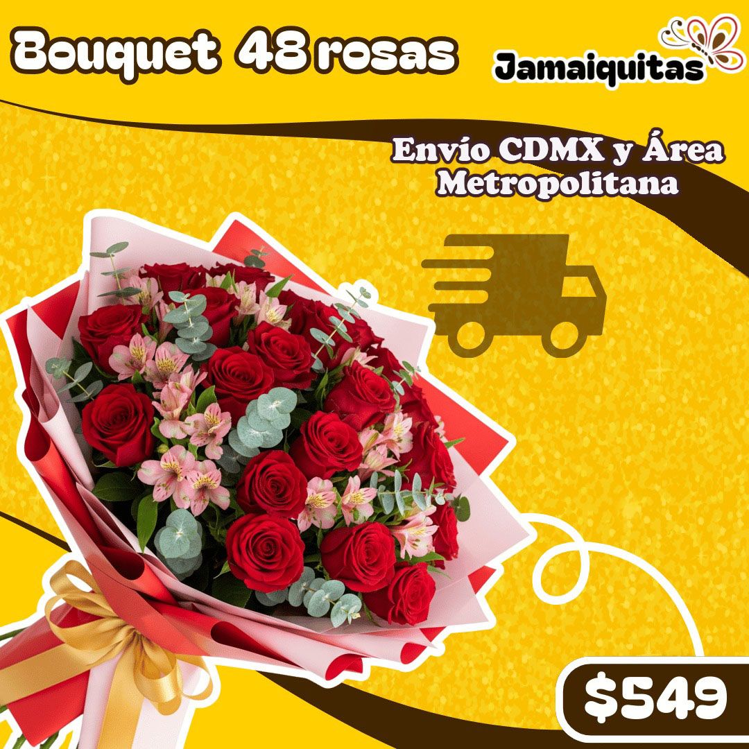 BOUQUET 48 ROSAS