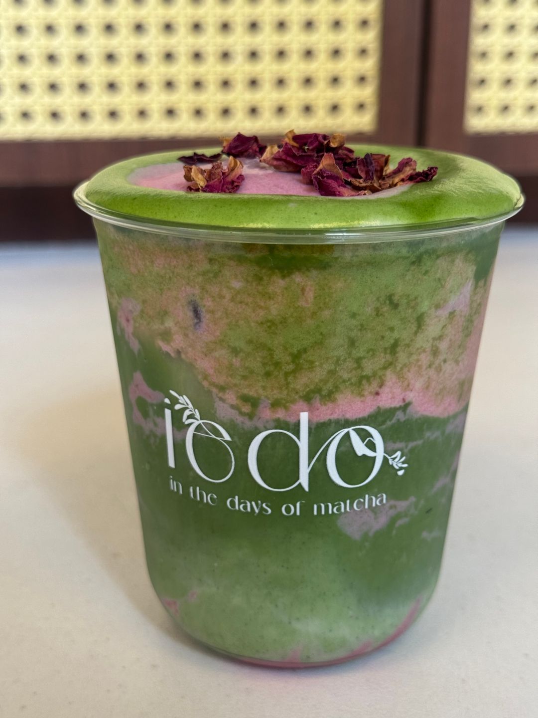 Iced Matcha Roseberry Cloud
