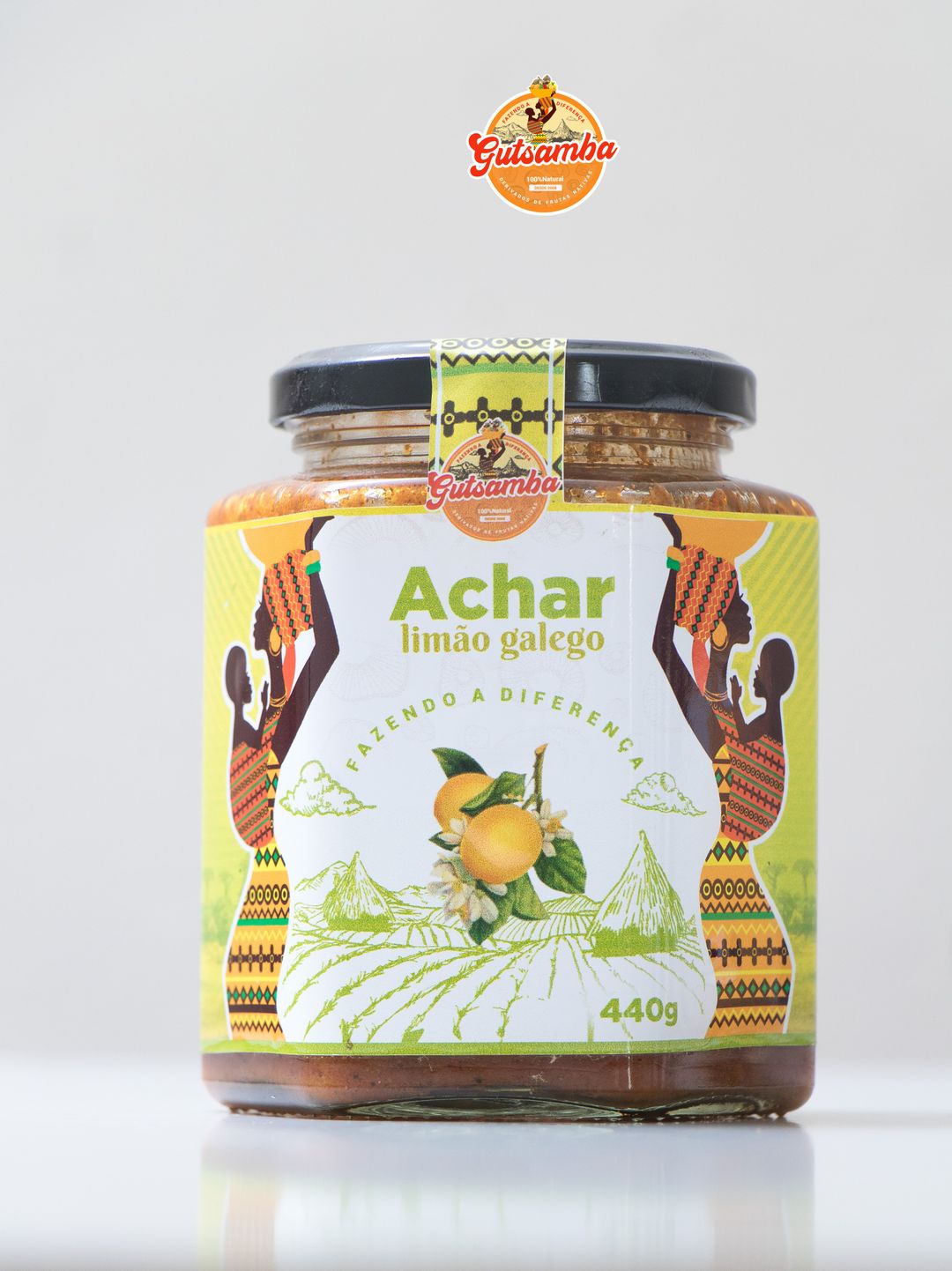 Achar Limao Galego (440 g) / Galician lemon atchar