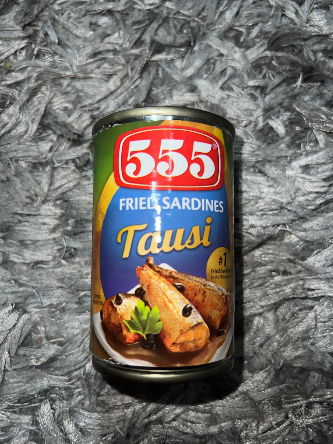 555 Fried Sardines Tausi 150g