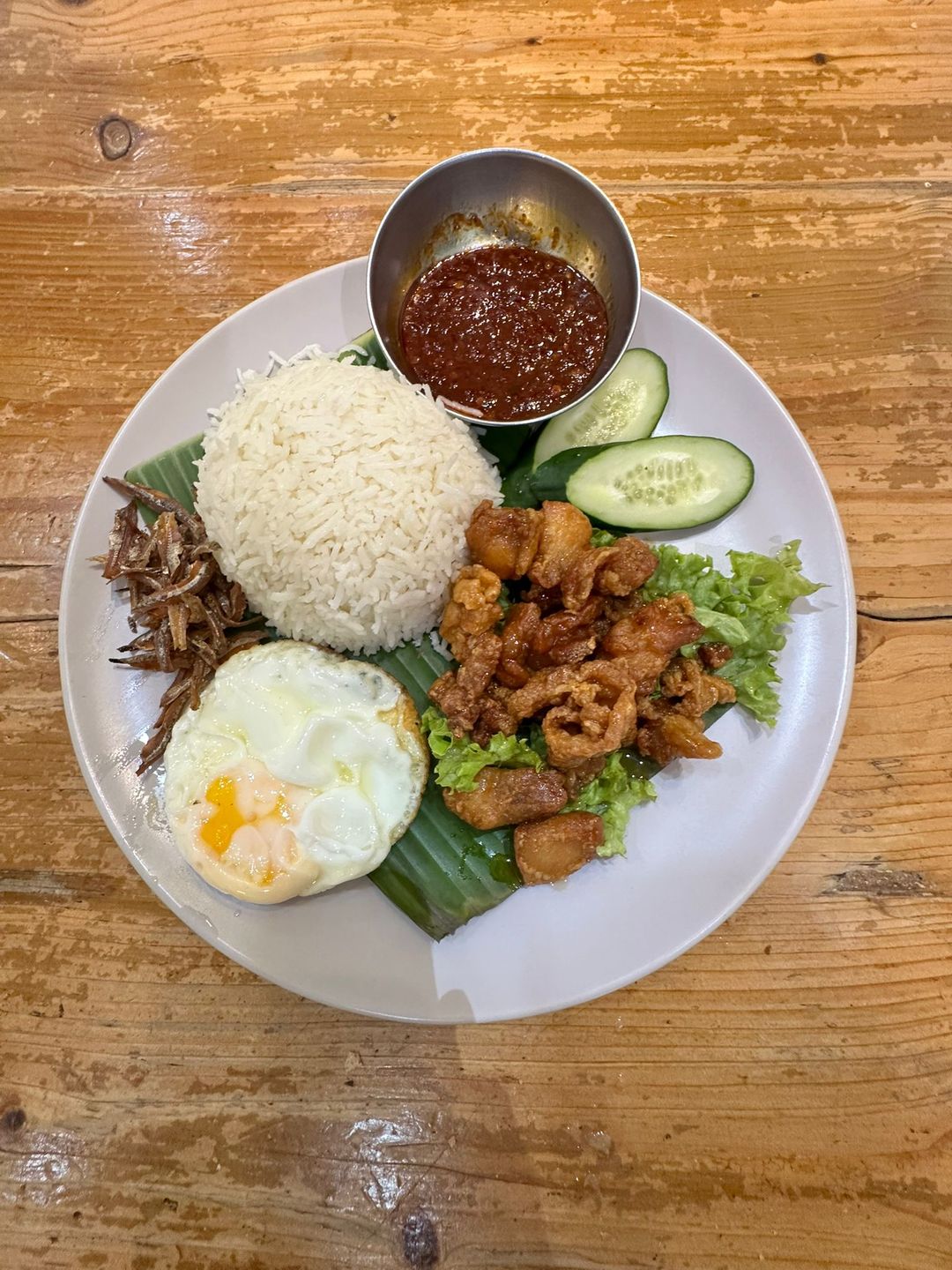 Nasi Lemak Popcorn Chicken (Kids Friendly)
