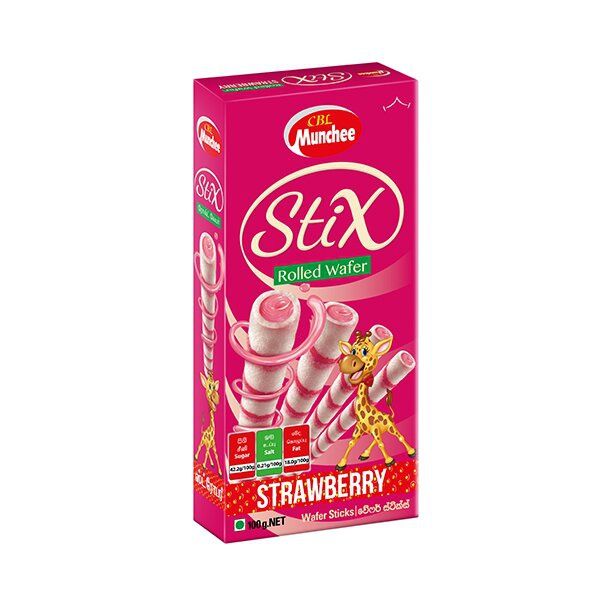 Munchee Stix Rolled Wafers  100g