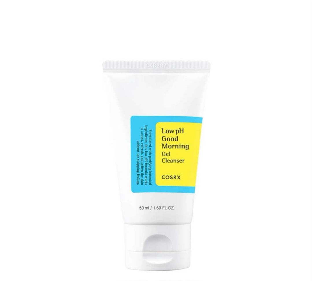 كوزركس غسول صباحي للوجه بخلاصة زيت شجرة الشاي 50 مل من كوزركس Cosrx Low-Ph Good Morning Gel Cleanser