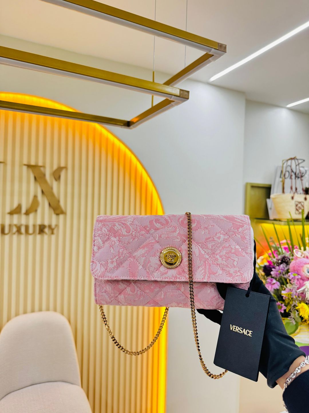 -50%‼️bBolsinha Versace Medusa coin  