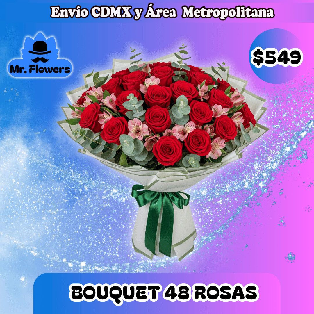 BOUQUET 48 ROSAS
