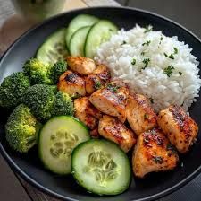 Roasted Chicken Bites Spaghetti/Rice Set
