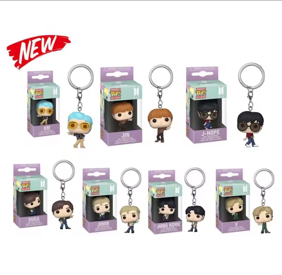 BTS FUNKO POP KEYCHAINS