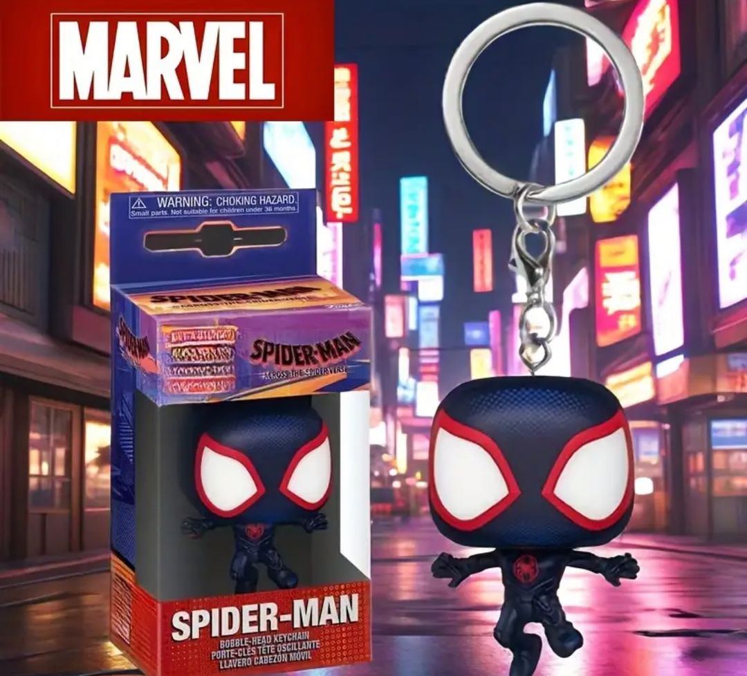 SPIDERMAN FUNKO POP KEYCHAINS
