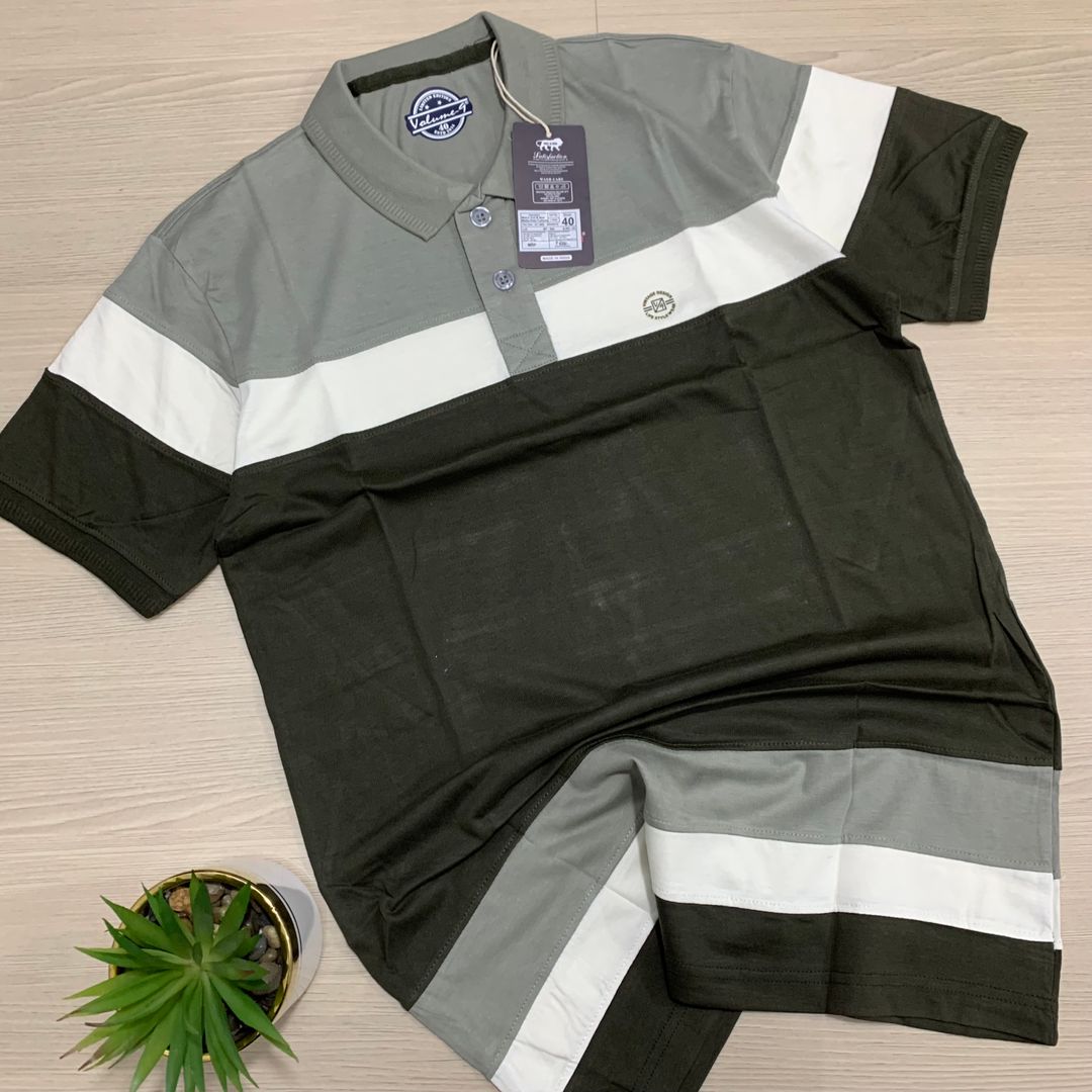VOLUME-9 STRIPPED POLO- 11