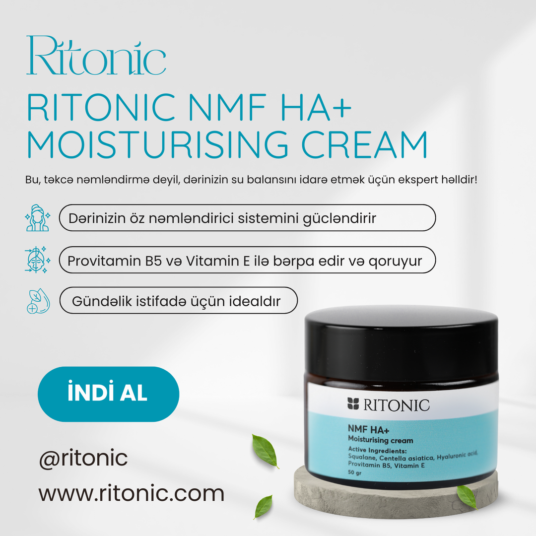 RITONIC NMF HA+ MOISTURISING CREAM – Dərinin Öz Nəmini Qoruyur 
