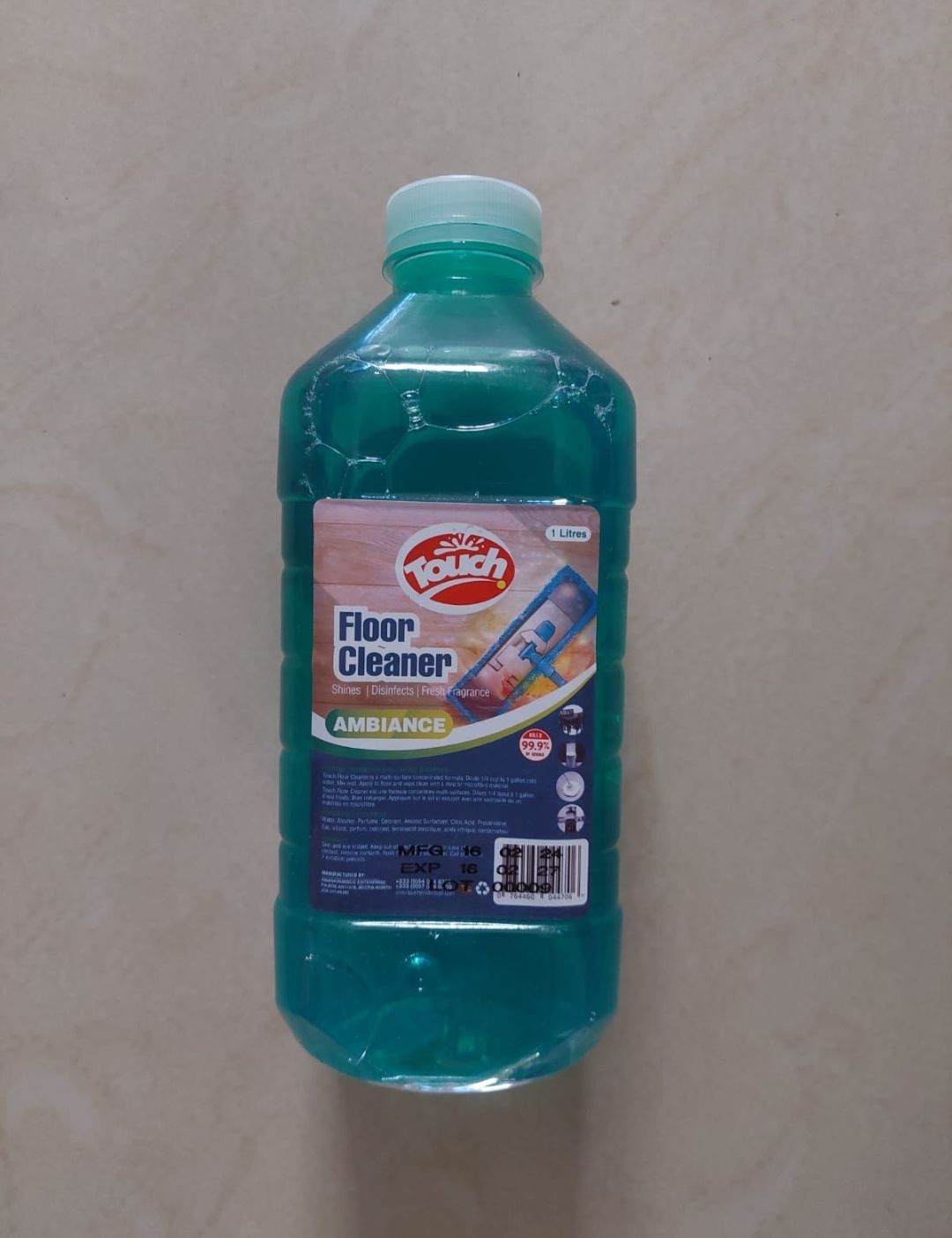 Touch floor cleaner ambiance 1 lit
