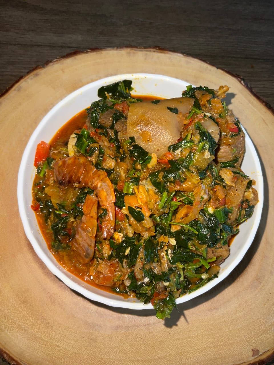 Efo Riro (Vegetable Soup)