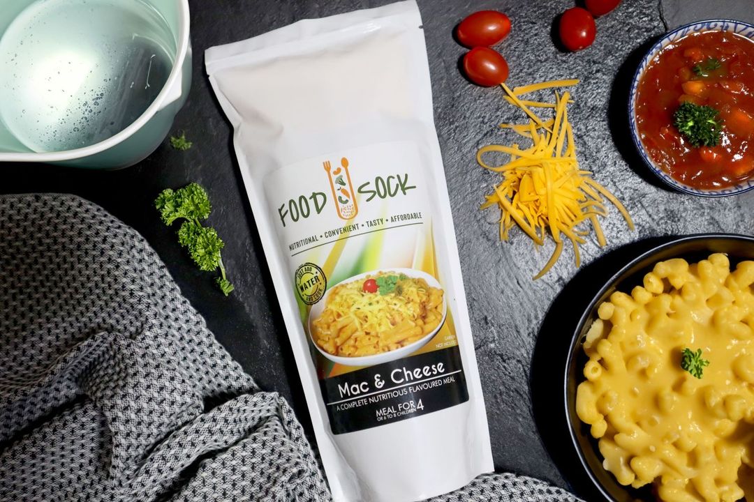Food Sock Mac and Cheese 
