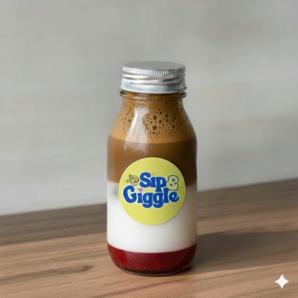 Strawberry Hojicha Latte
