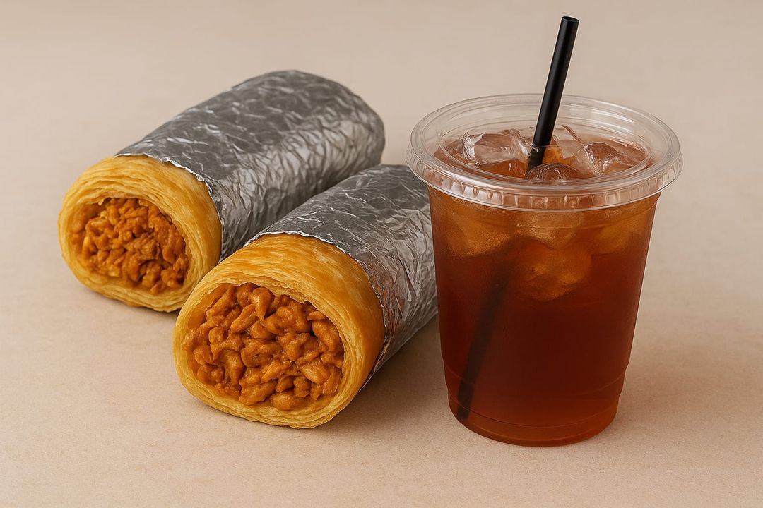 Parotta Wrap Chicken with Teh 'O'