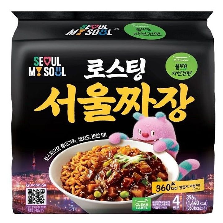 풀무원 로스팅 서울짜장 SEOUL JJA JANG 99g*4
