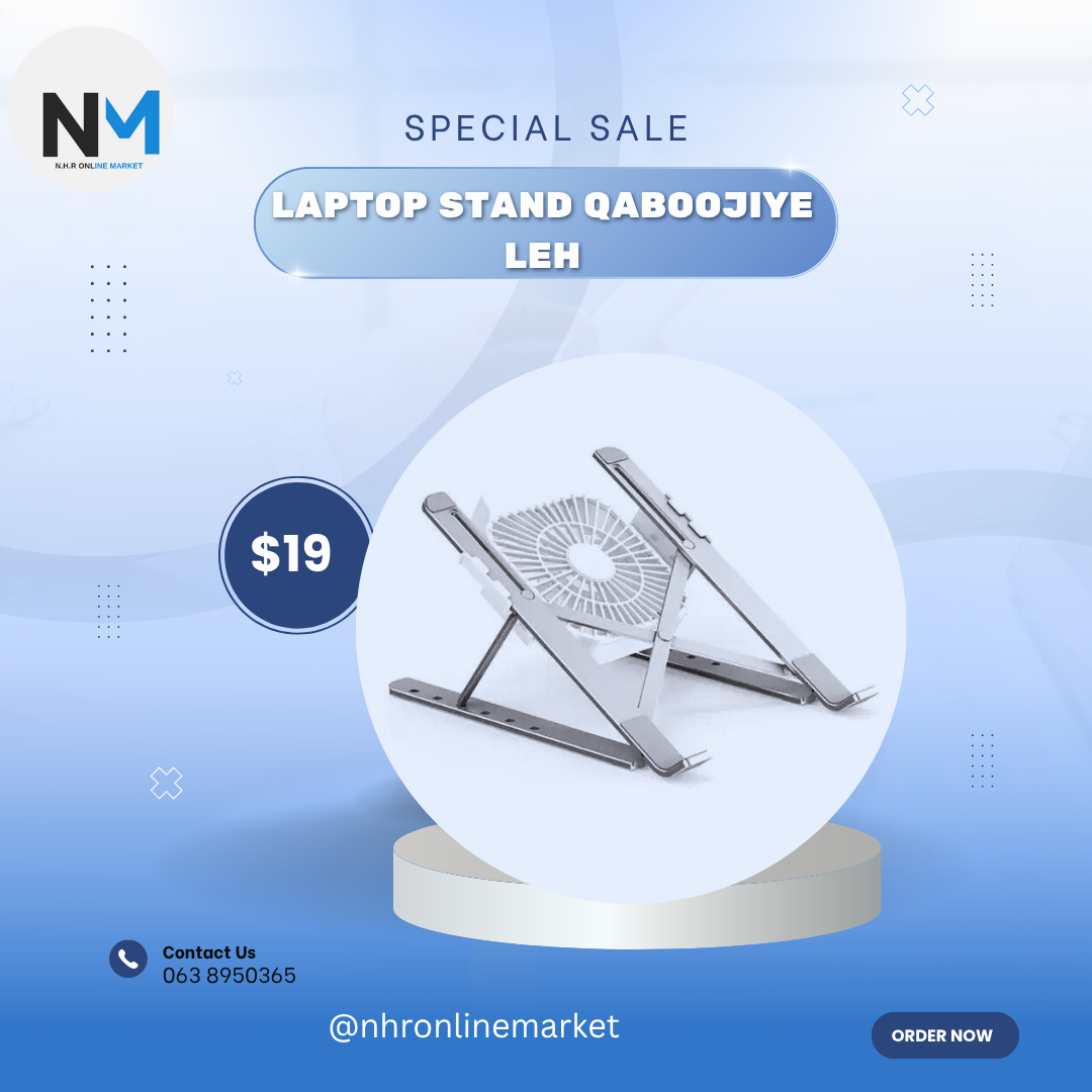 Laptop stand & cooling 