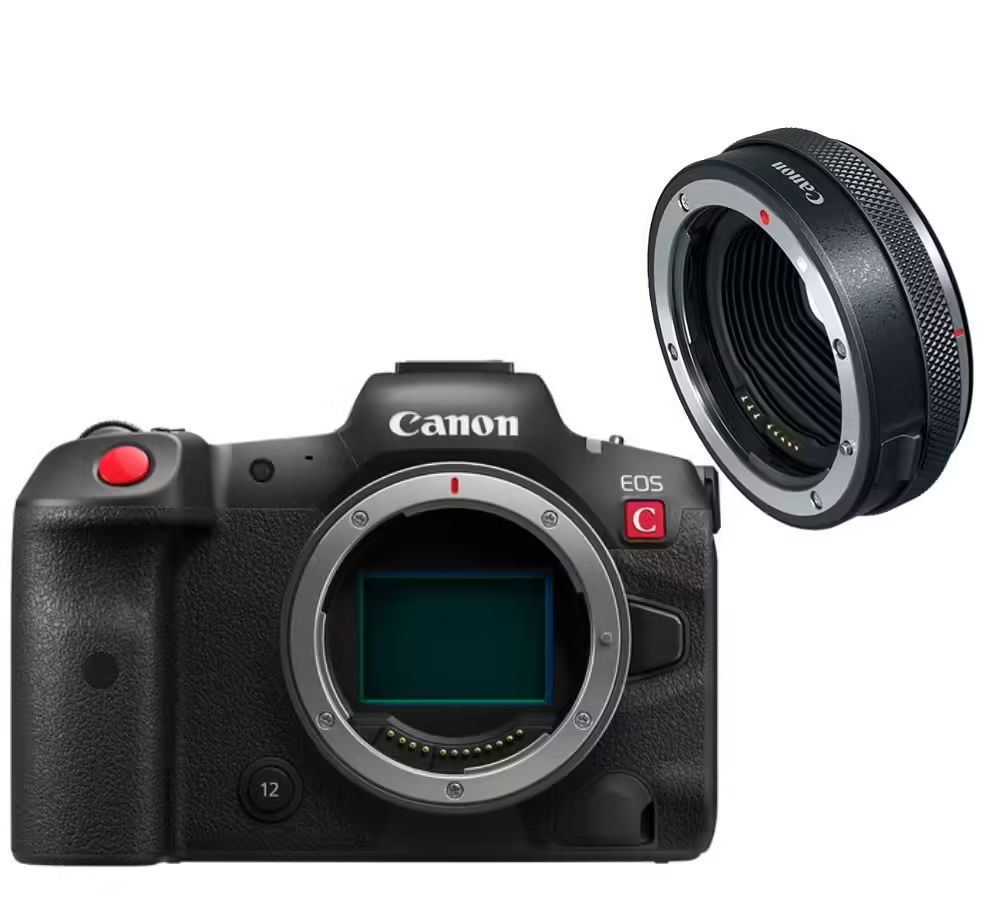 Canon EOS R5C + Adaptador de montura con anillo de control EF-EOS R