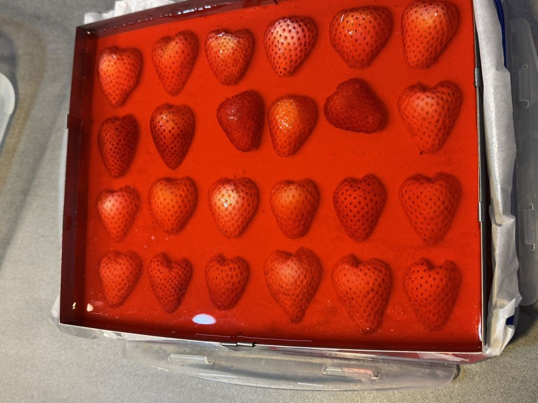 Strawberry Jelly Cheesecake