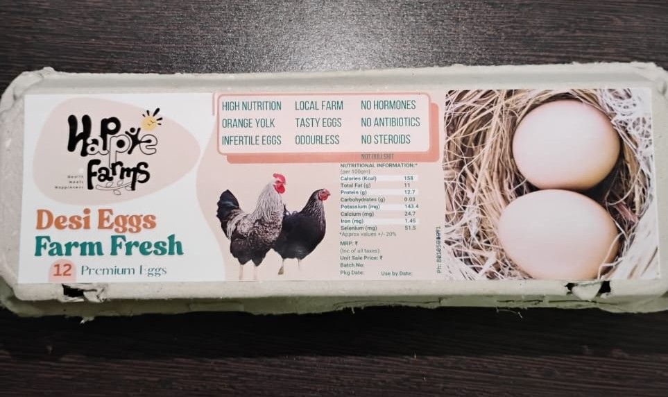Desi eggs (Natu Guddu) 12PCS