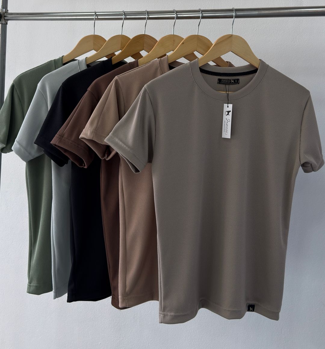 Remeras de wafle panal 