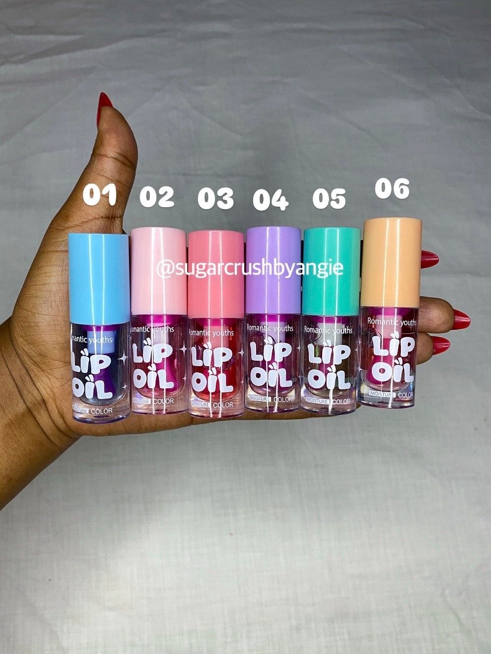 RY Pink Lip oils