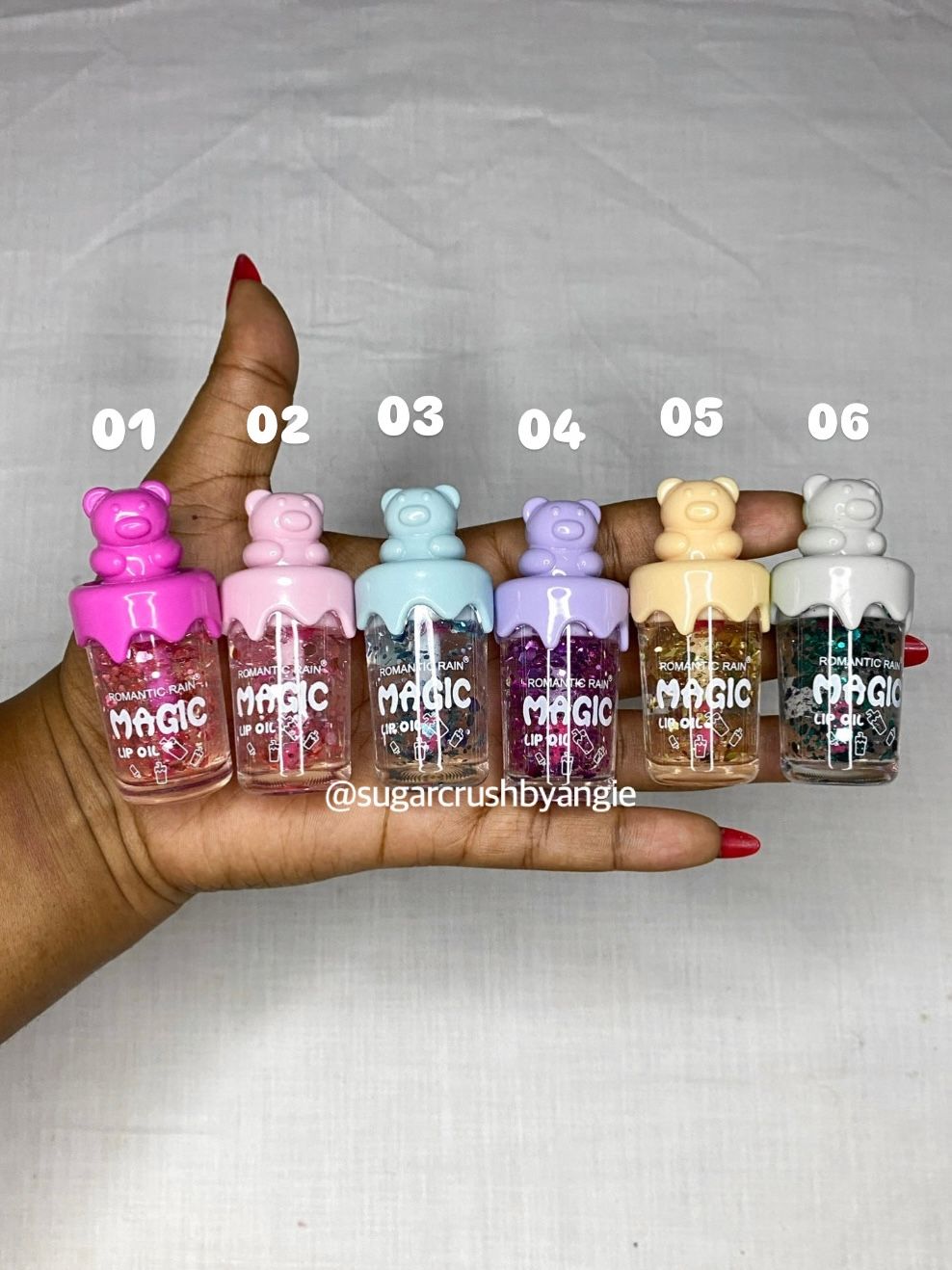 RR Pink Lip oils