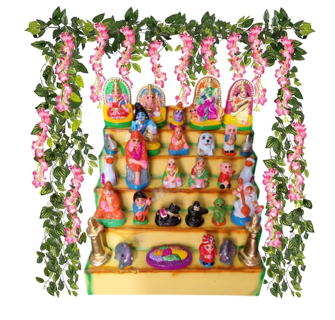 Golu Backdrop (Flowers)