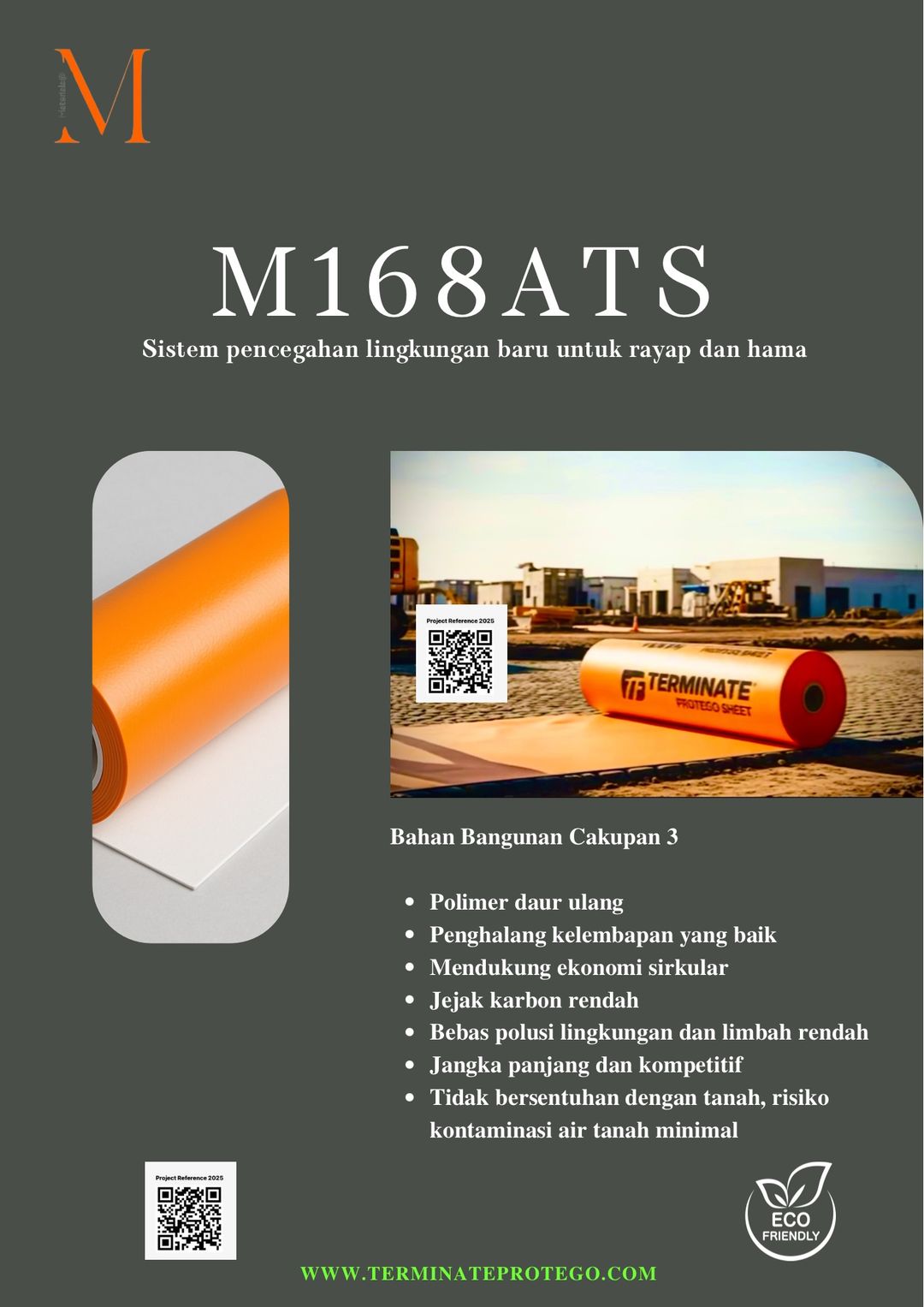 M168ATS Orange/white