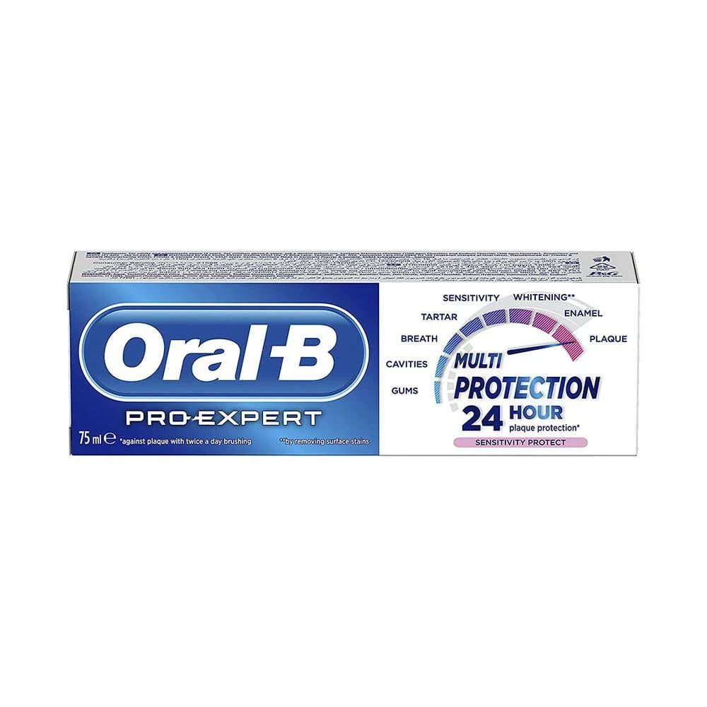 Oral b pro expert multi protection 24 h sensitivity protect - معجون أسنان برو اكسبرت 24 ساعة حماية الاسنان الحساسة من ااورال-بي