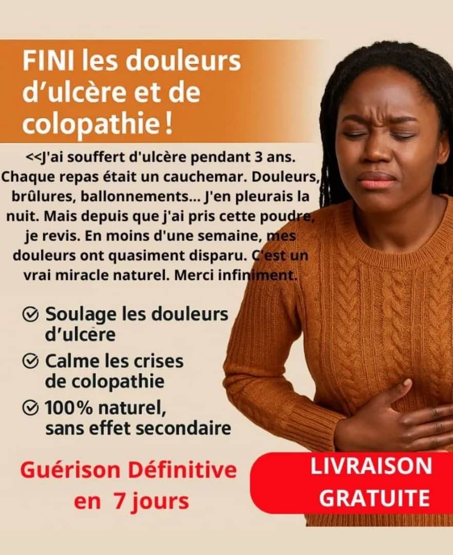 Poudre magique pour douleurs d'estomac 