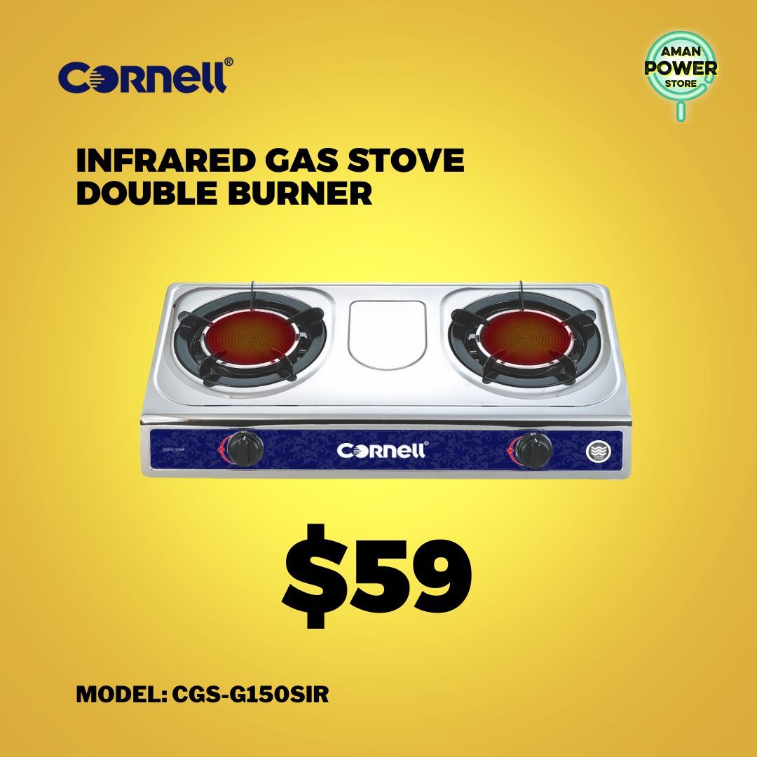 Infrared Gas Stove Double Burner CGS-G150SIR 