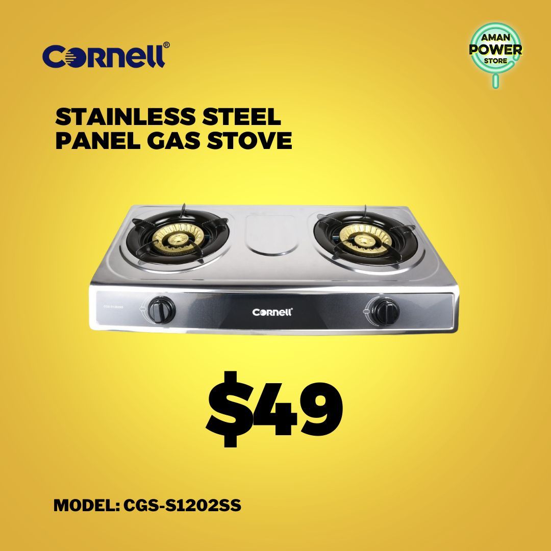 Stainless Steel Panel Gas Stove CGS-S1202SS 