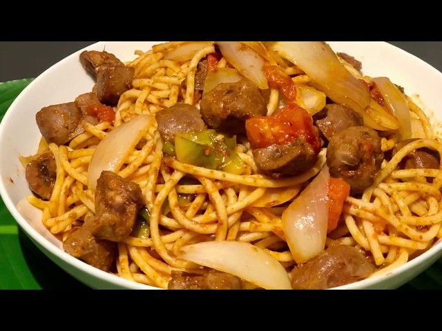 spaghetti viande 