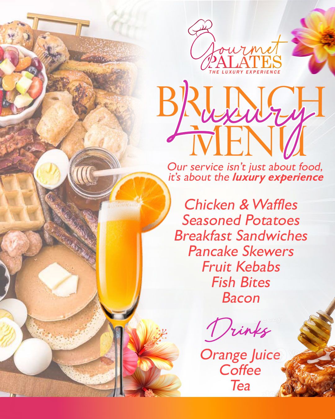 LUXURY BRUNCH MENU