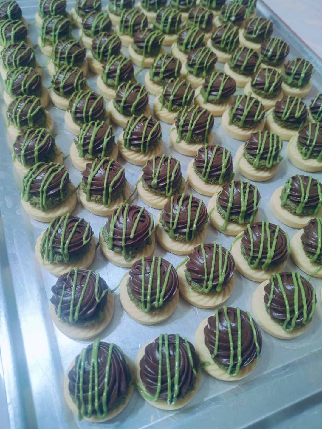 Tart kunafa pistachio