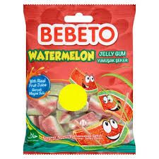 Bebeto water melon gummy candy 80g